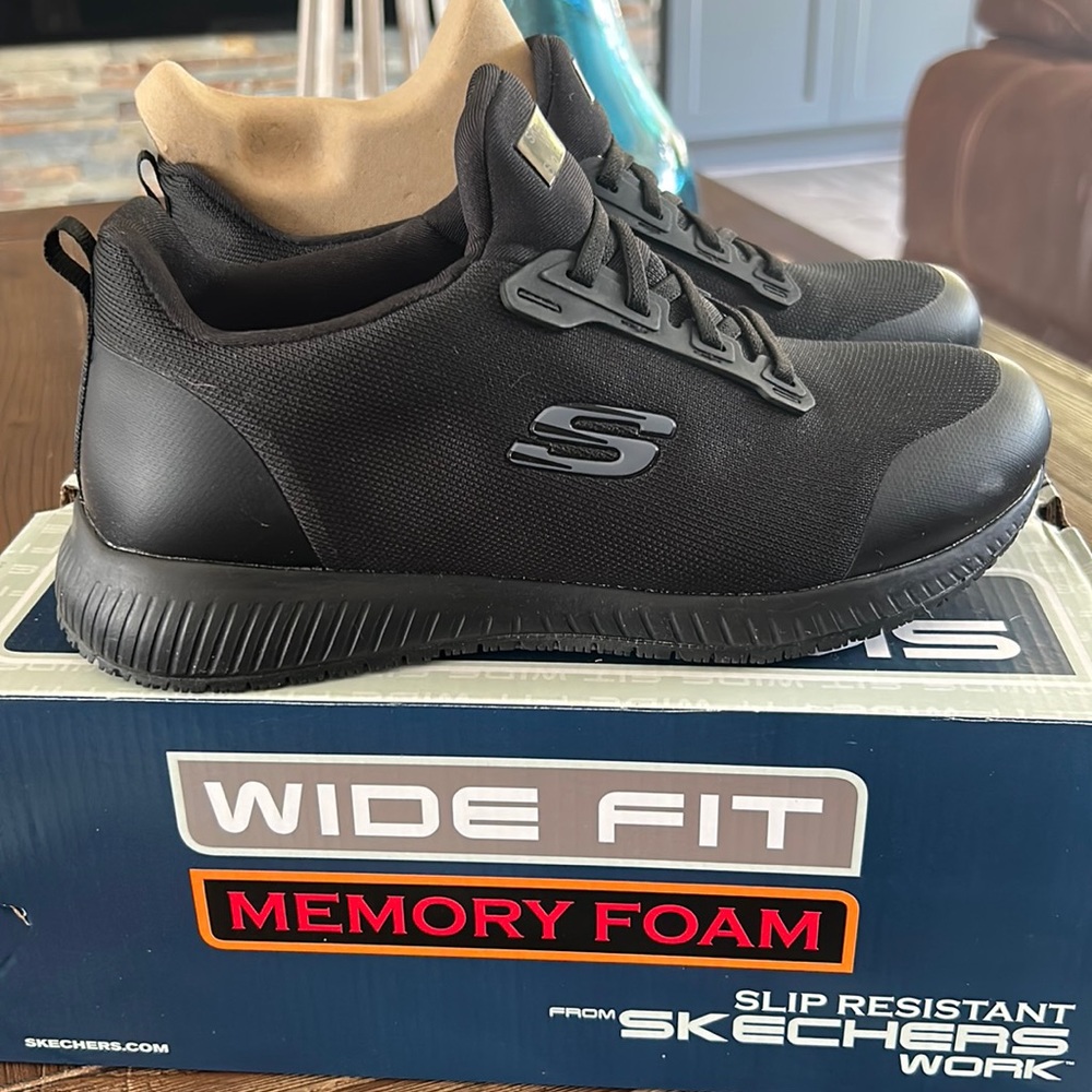 Skechers slip resistant sneakers